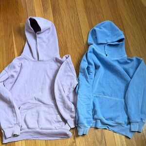 Lavender and Blue Hoodies- gap